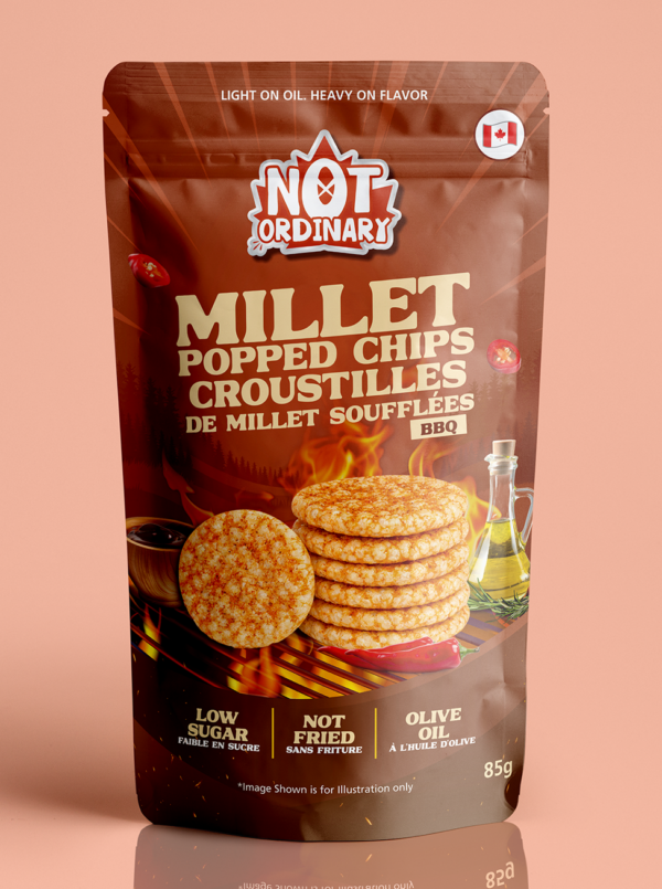 Millet Popped Chips - BBQ (pack of 14) x85g