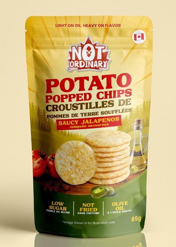 Potato Popped Chips - Saucy Jalapeno (pack of 14) x85g