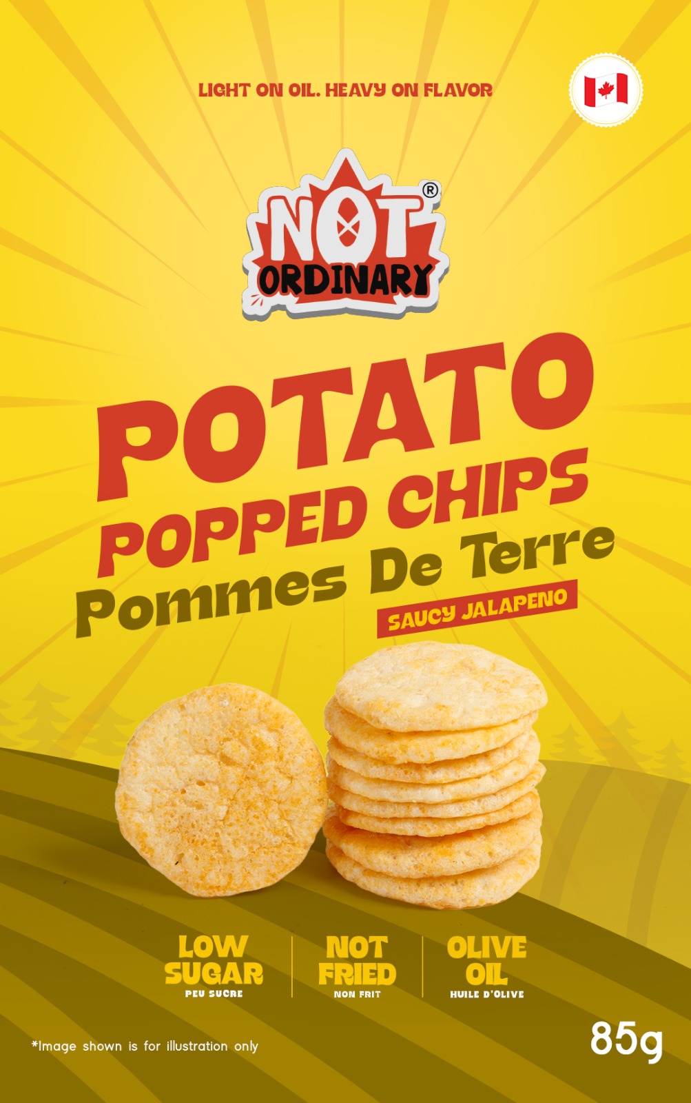 POTATO POPPED CHIPS